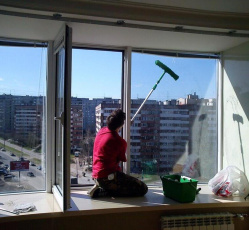 Мытье окон в однокомнатной квартире Губкин